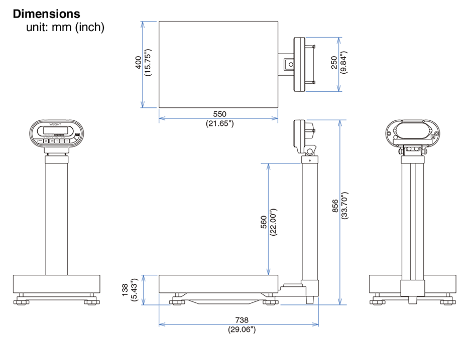 IG Series dimensions